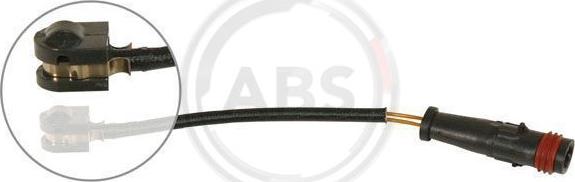 A.B.S. 39634 - Warning Contact, brake pad wear onlydrive.pro