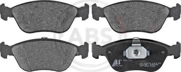 A.B.S. 35044 - Brake Pad Set, disc brake onlydrive.pro