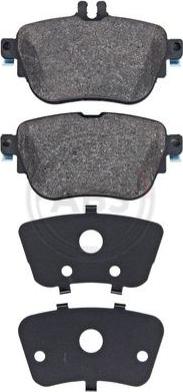 A.B.S. 35153 - Brake Pad Set, disc brake onlydrive.pro