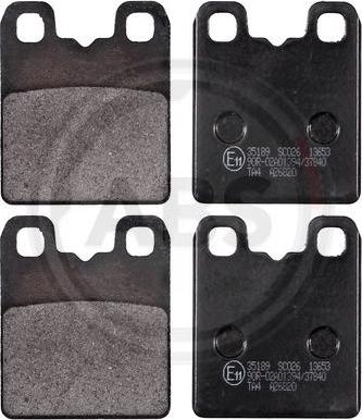 A.B.S. 35189 - Brake Pad Set, disc parking brake onlydrive.pro