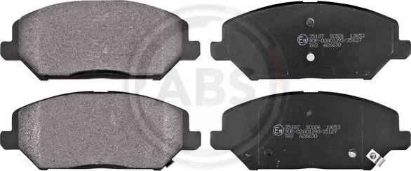 A.B.S. 35187 - Brake Pad Set, disc brake onlydrive.pro