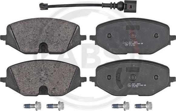 A.B.S. 35311 - Brake Pad Set, disc brake onlydrive.pro