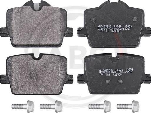 A.B.S. 35286 - Brake Pad Set, disc brake onlydrive.pro