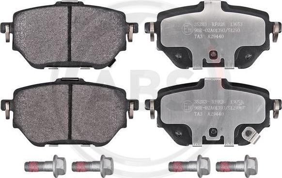 A.B.S. 35283 - Brake Pad Set, disc brake onlydrive.pro