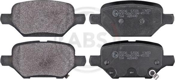A.B.S. 35236 - Brake Pad Set, disc brake onlydrive.pro