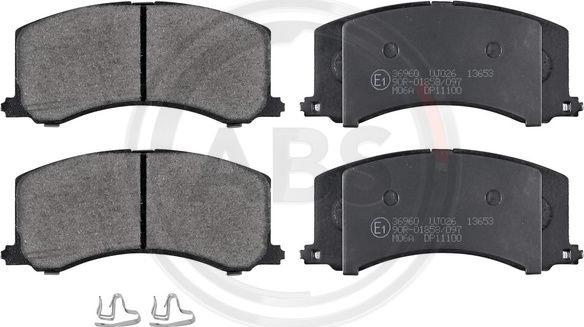 A.B.S. 36960 - Brake Pad Set, disc brake onlydrive.pro