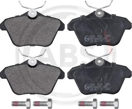 A.B.S. 36935 - Brake Pad Set, disc brake onlydrive.pro