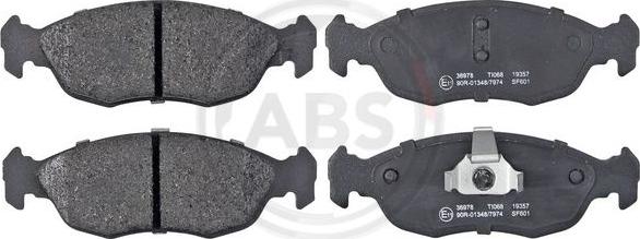 A.B.S. 36978 - Brake Pad Set, disc brake onlydrive.pro