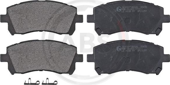 A.B.S. 36972 - Brake Pad Set, disc brake onlydrive.pro