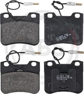 A.B.S. 36598 - Brake Pad Set, disc brake onlydrive.pro