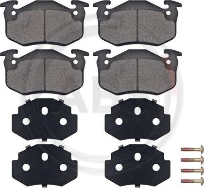 A.B.S. 36580 - Brake Pad Set, disc brake onlydrive.pro