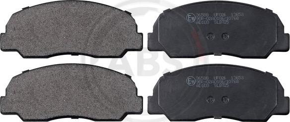 A.B.S. 36588 - Brake Pad Set, disc brake onlydrive.pro