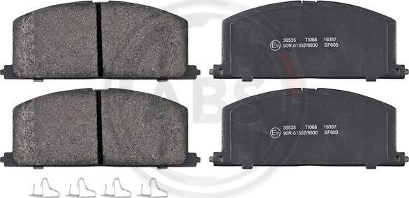 A.B.S. 36535 - Brake Pad Set, disc brake onlydrive.pro