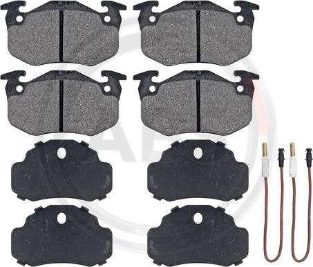 A.B.S. 36525 - Brake Pad Set, disc brake onlydrive.pro