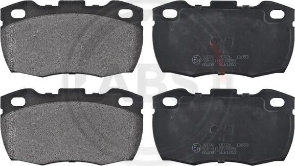 A.B.S. 36696 - Brake Pad Set, disc brake onlydrive.pro