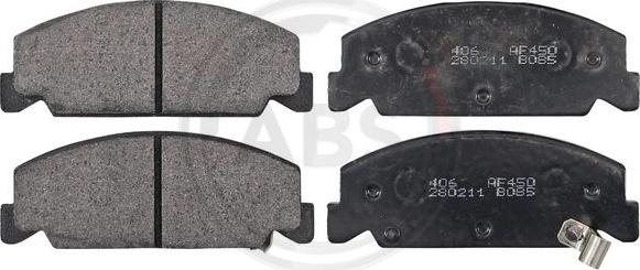 A.B.S. 36669 - Brake Pad Set, disc brake onlydrive.pro
