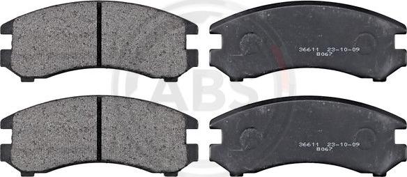 A.B.S. 36611 - Brake Pad Set, disc brake onlydrive.pro