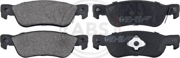 A.B.S. 36686 - Brake Pad Set, disc brake onlydrive.pro