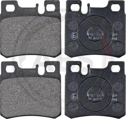 A.B.S. 36687 - Brake Pad Set, disc brake onlydrive.pro