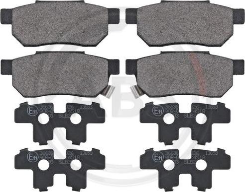 A.B.S. 36636 - Brake Pad Set, disc brake onlydrive.pro