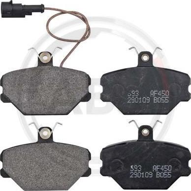 A.B.S. 36630 - Brake Pad Set, disc brake onlydrive.pro