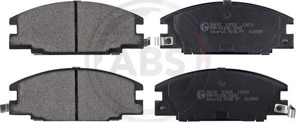 A.B.S. 36632 - Brake Pad Set, disc brake onlydrive.pro