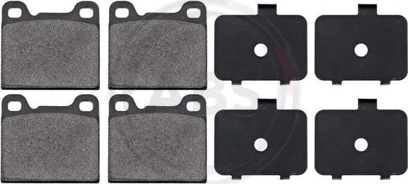 A.B.S. 36049 - Brake Pad Set, disc brake onlydrive.pro