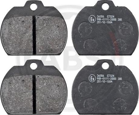 A.B.S. 36086 - Brake Pad Set, disc brake onlydrive.pro