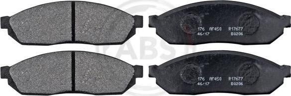 A.B.S. 36156 - Brake Pad Set, disc brake onlydrive.pro