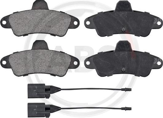 A.B.S. 36845 - Brake Pad Set, disc brake onlydrive.pro