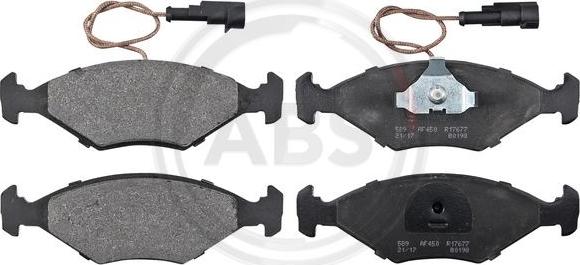 A.B.S. 36855 - Brake Pad Set, disc brake onlydrive.pro