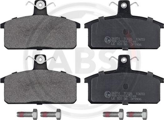 A.B.S. 36851 - Brake Pad Set, disc brake onlydrive.pro