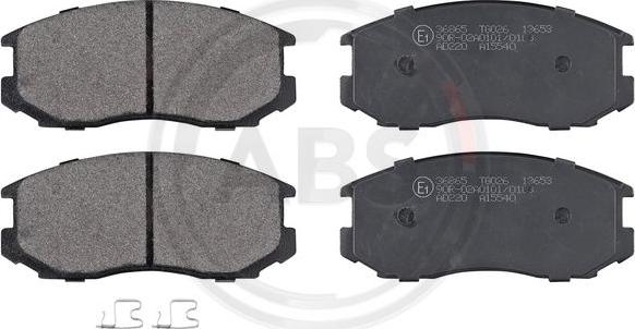 A.B.S. 36865 - Brake Pad Set, disc brake onlydrive.pro