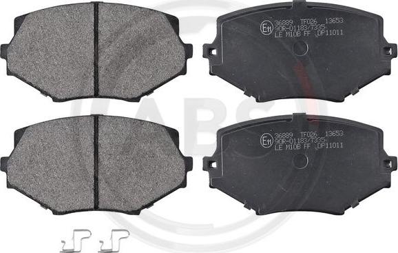 A.B.S. 36889 - Brake Pad Set, disc brake onlydrive.pro