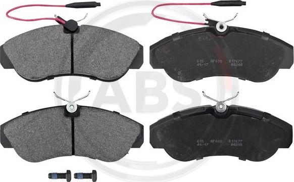 A.B.S. 36884 - Brake Pad Set, disc brake onlydrive.pro