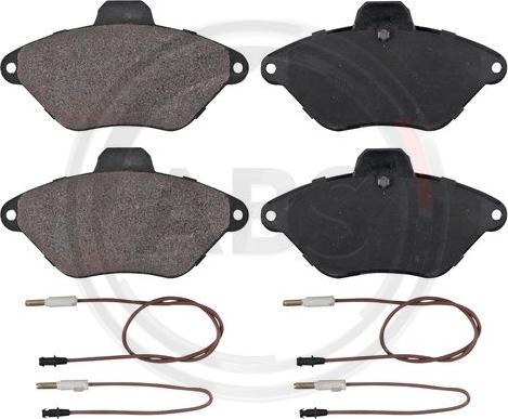 A.B.S. 36837 - Brake Pad Set, disc brake onlydrive.pro