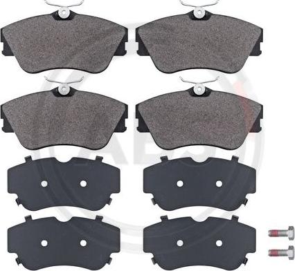 A.B.S. 36876 - Brake Pad Set, disc brake onlydrive.pro