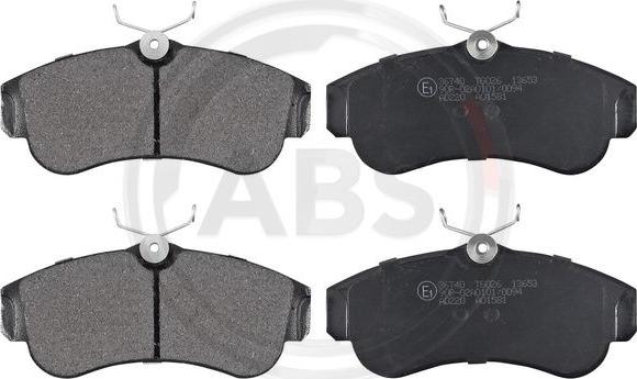 A.B.S. 36740 - Brake Pad Set, disc brake onlydrive.pro