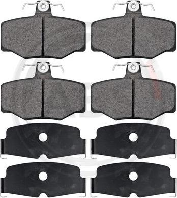 A.B.S. 36741 - Brake Pad Set, disc brake onlydrive.pro