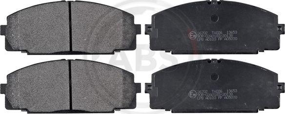 A.B.S. 36702 - Brake Pad Set, disc brake onlydrive.pro