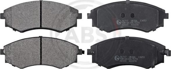 A.B.S. 36717 - Brake Pad Set, disc brake onlydrive.pro