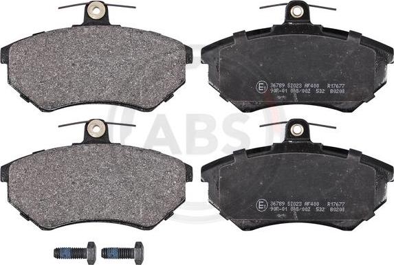 A.B.S. 36789 - Brake Pad Set, disc brake onlydrive.pro