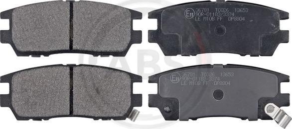 A.B.S. 36781 - Brake Pad Set, disc brake onlydrive.pro