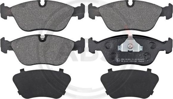 A.B.S. 36783 - Brake Pad Set, disc brake onlydrive.pro