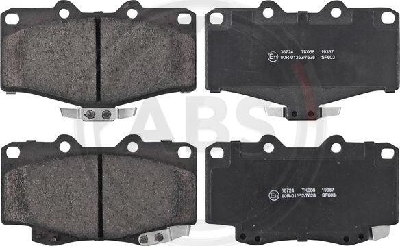 A.B.S. 36724 - Brake Pad Set, disc brake onlydrive.pro