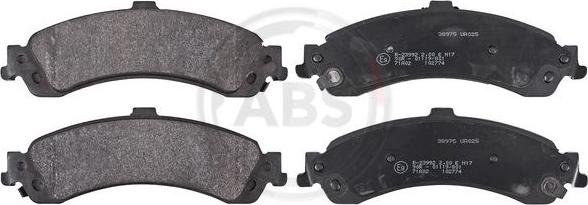 A.B.S. 38975 - Brake Pad Set, disc brake onlydrive.pro