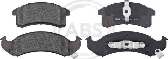 A.B.S. 38505 - Brake Pad Set, disc brake onlydrive.pro