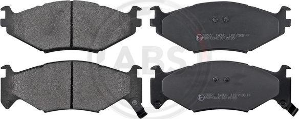 A.B.S. 38522 - Brake Pad Set, disc brake onlydrive.pro