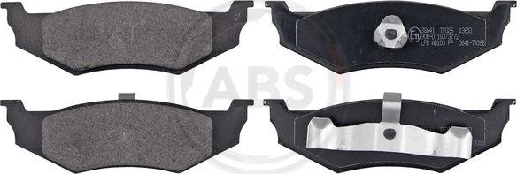 A.B.S. 38641 - Brake Pad Set, disc brake onlydrive.pro