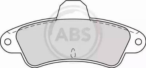 A.B.S. 38661 - Brake Pad Set, disc brake onlydrive.pro